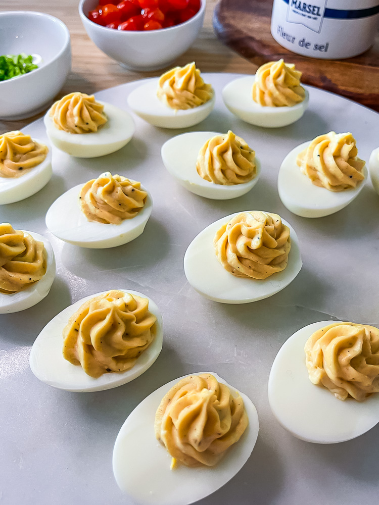 Truffle Deviled Eggs